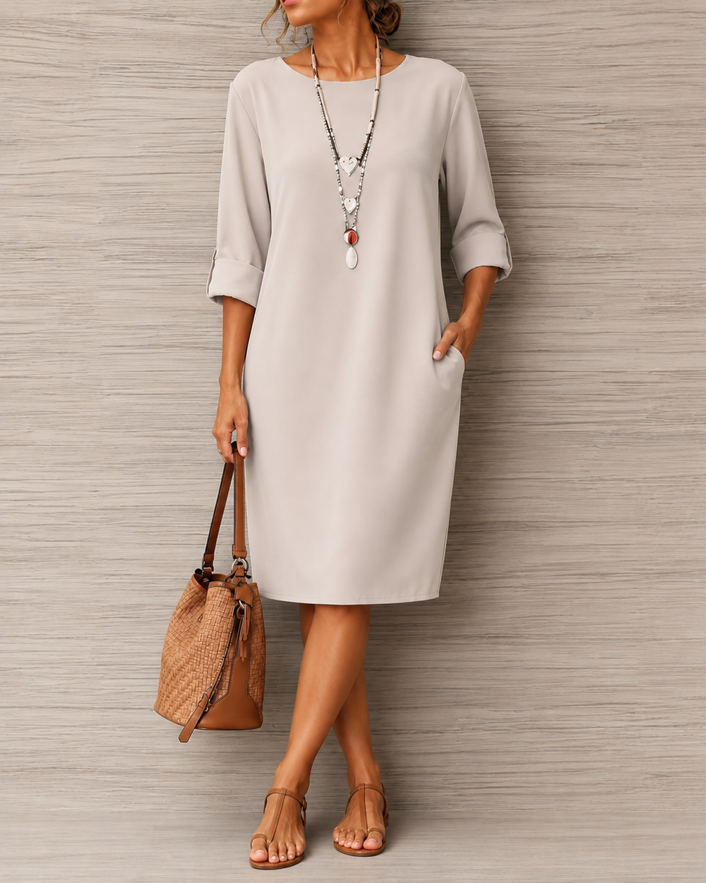 Odette | Vestido midi que disimula la tripa