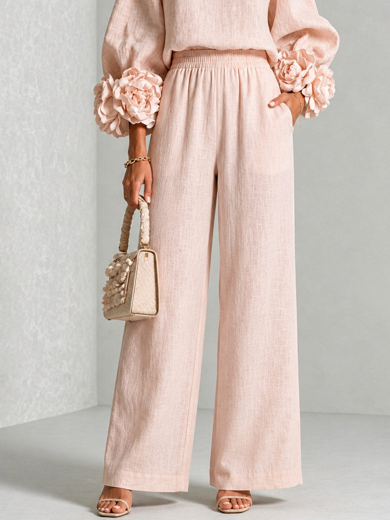 Rosalie | Conjunto con puños de flores