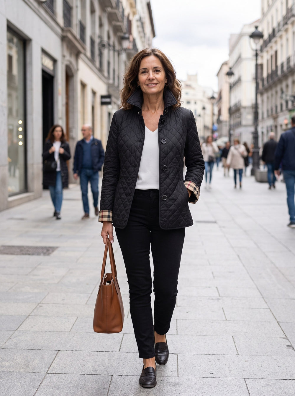 Amara | Chaqueta acolchada ligera en negro