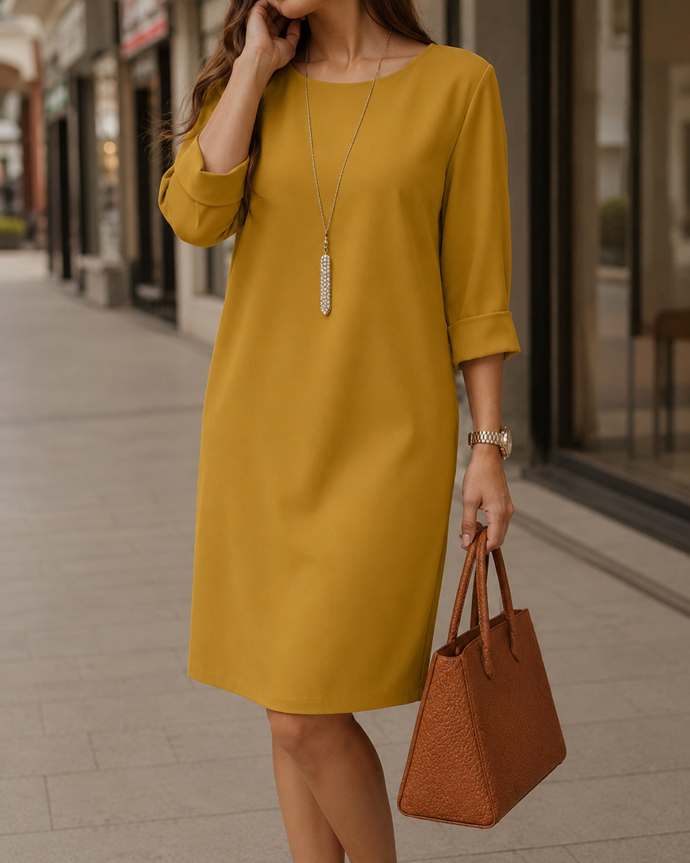 Odette | Vestido midi que disimula la tripa