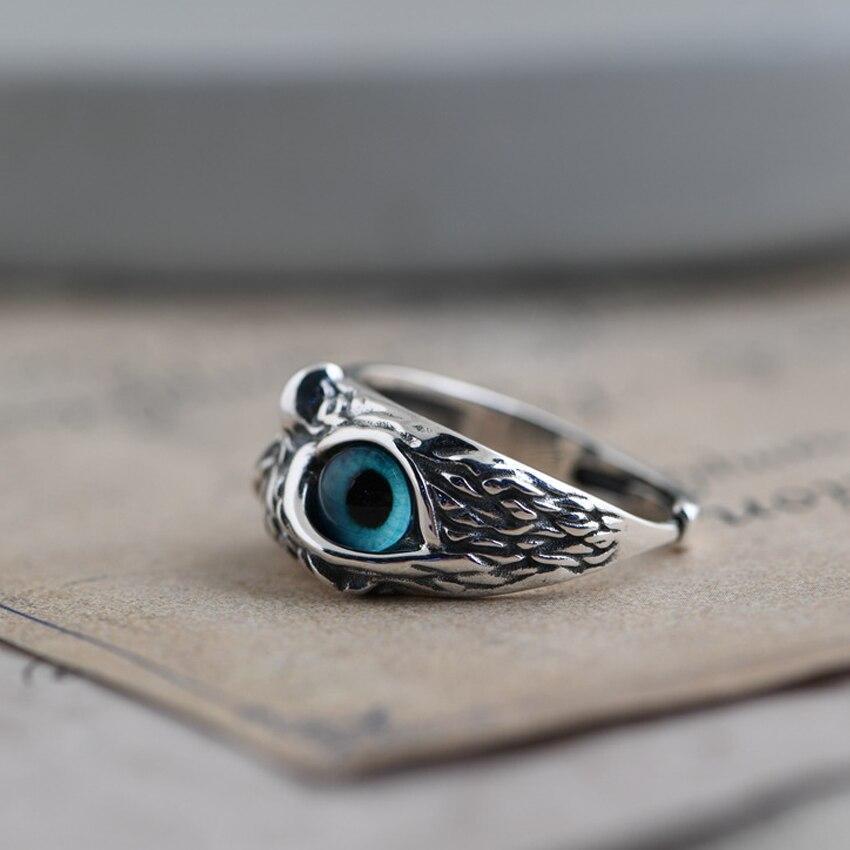 Celeste | Anillo de la suerte ajustable de plata y ópalo