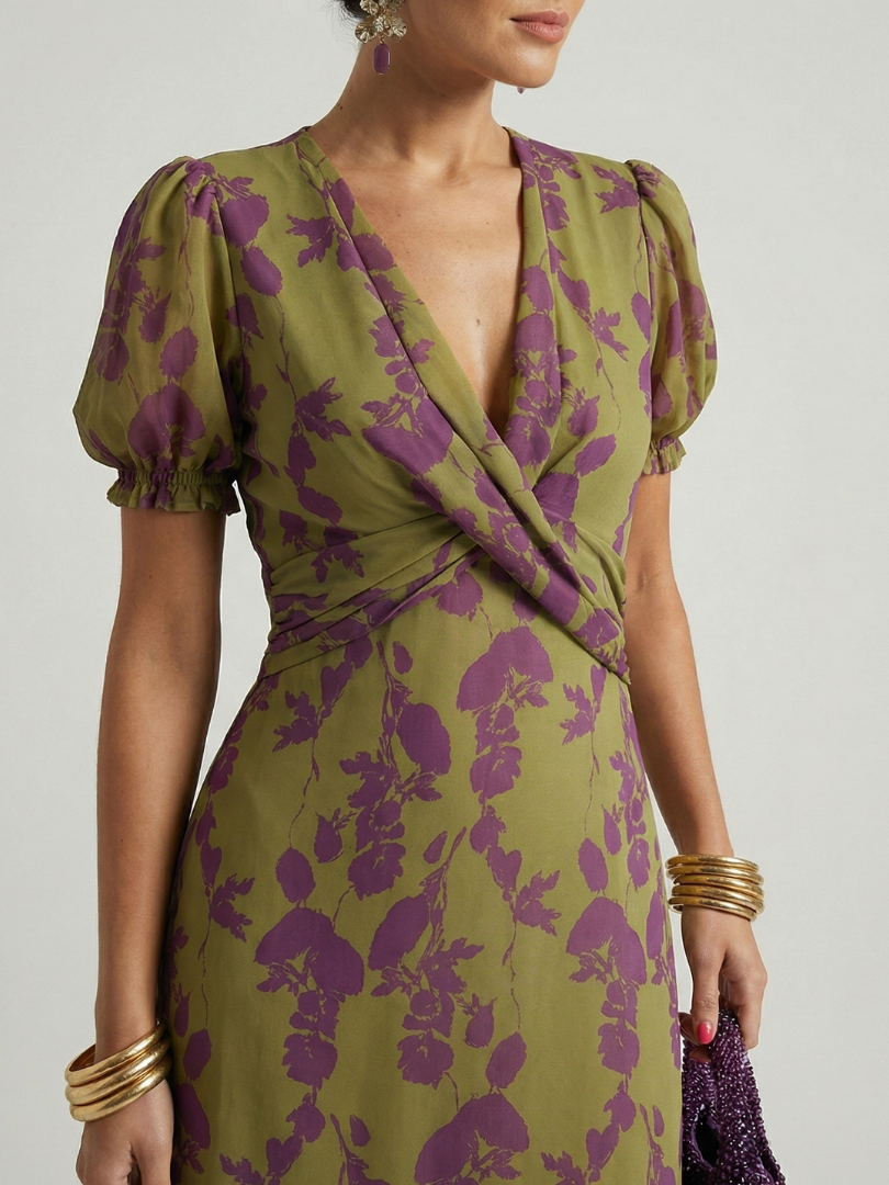 Vivelle | Vestido midi floral
