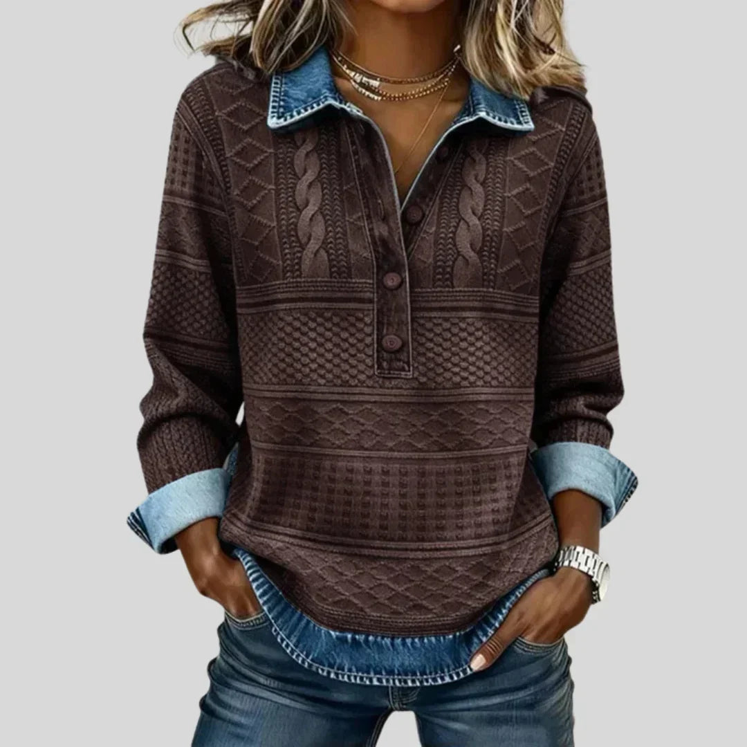 Azalea | Jersey de punto con cuello