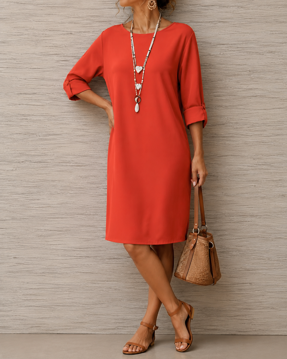 Odette | Vestido midi que disimula la tripa