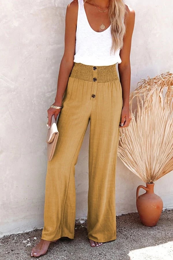 Ammora | Pantalón ancho y fresco