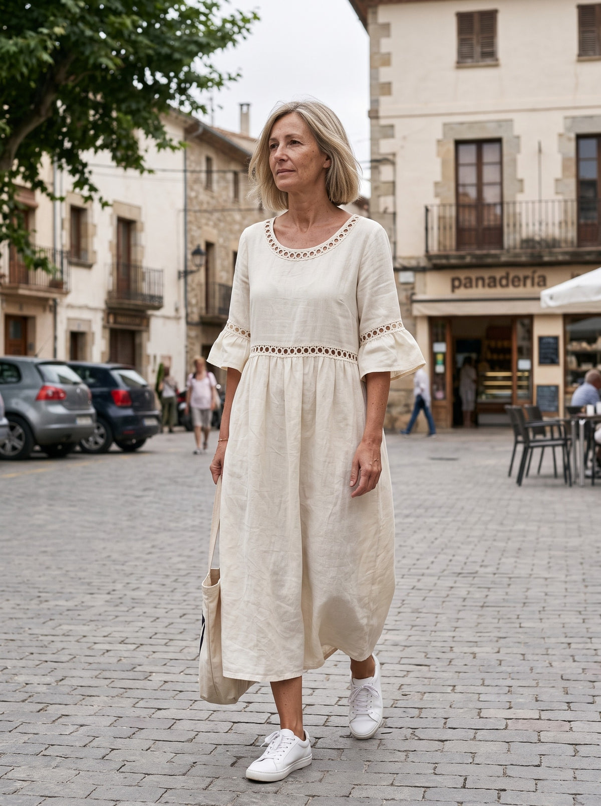 Amaya | Vestido midi que disimula la tripa