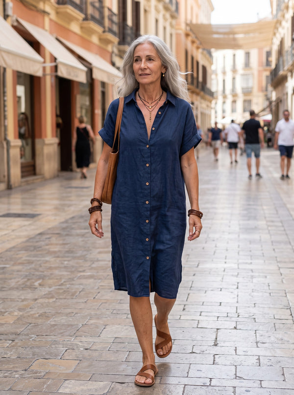 Evangeline | Vestido camisero midi