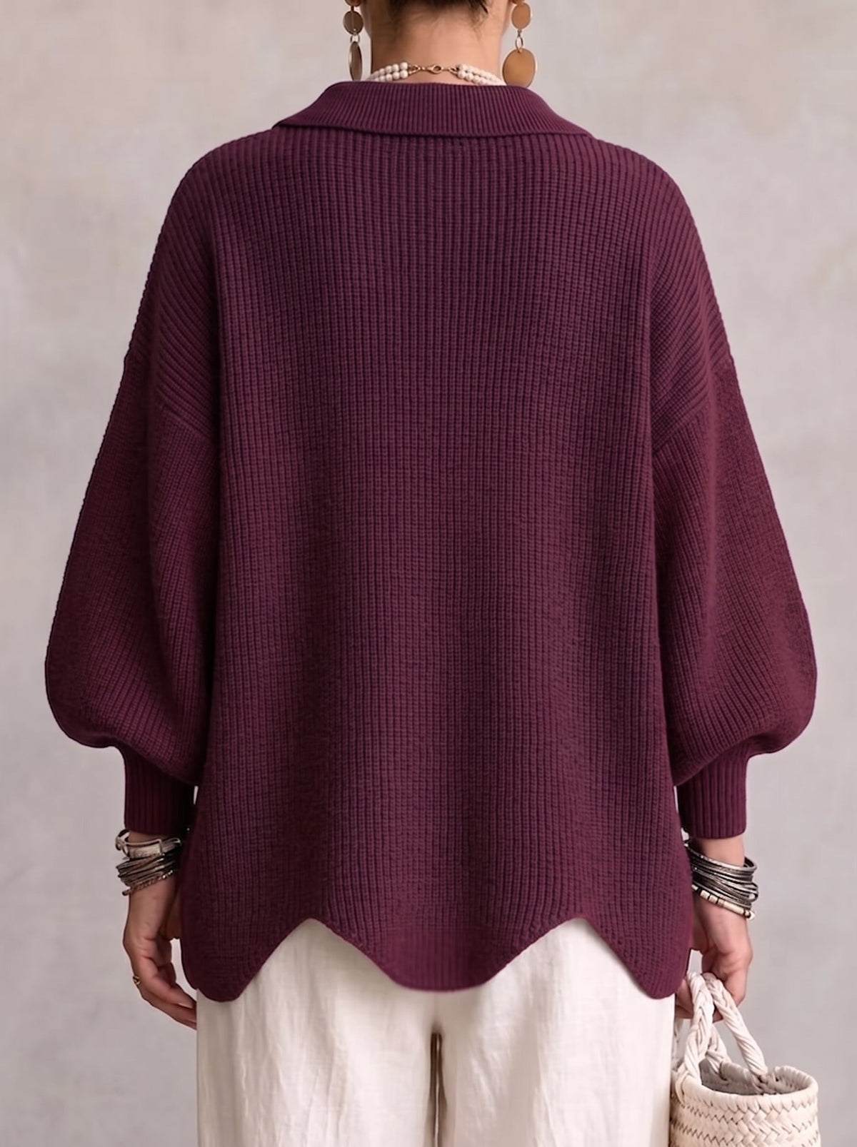Isolde | Chaqueta de punto oversize con botones