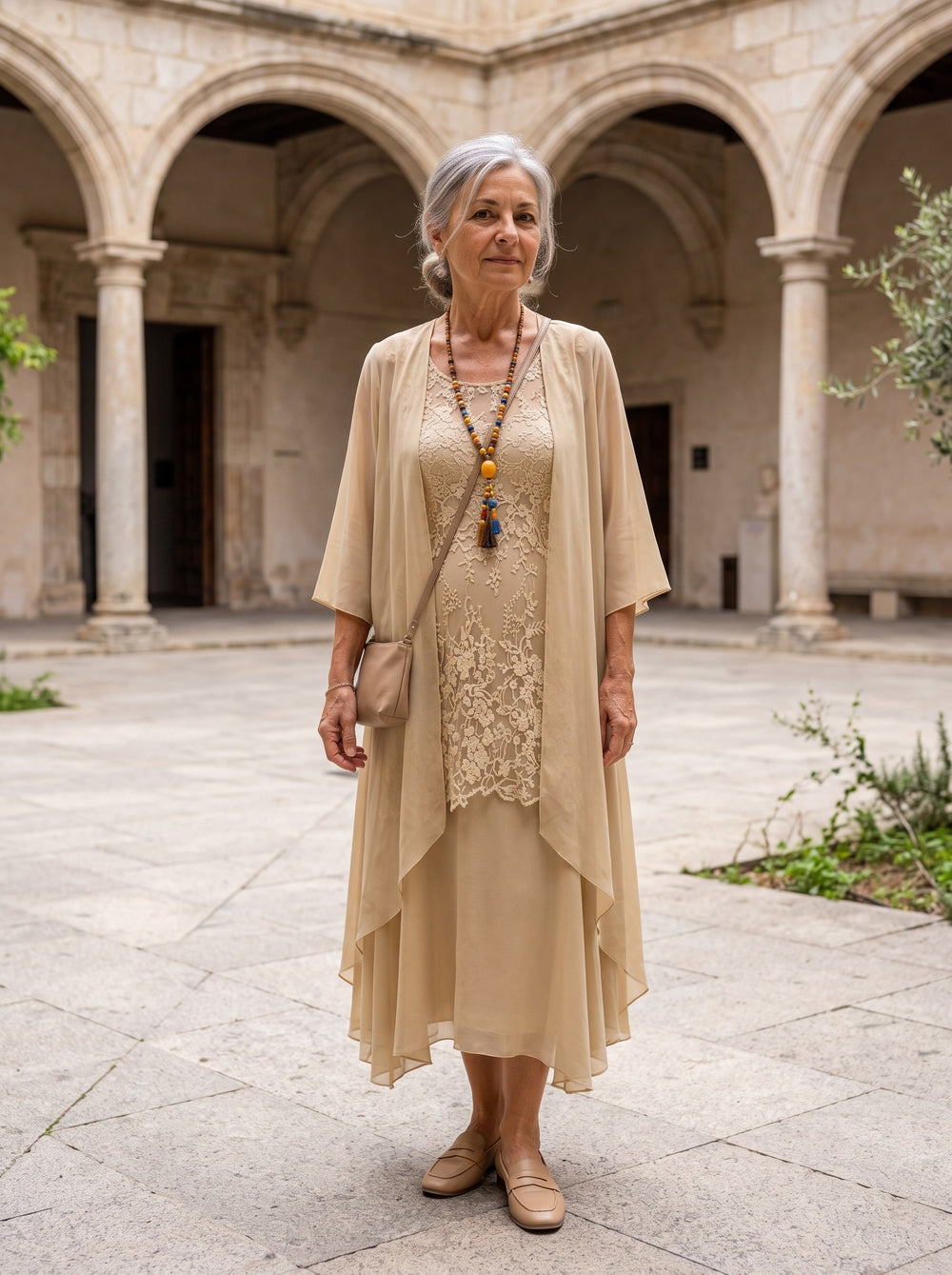 Penélope | Vestido elegante - Amarillo