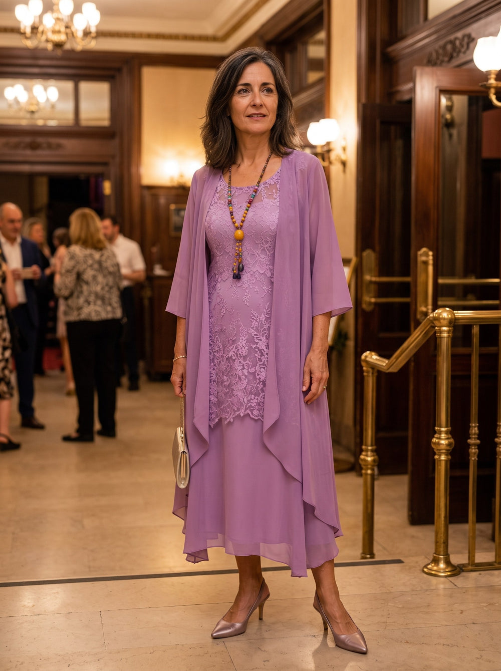 Penélope | Vestido elegante - Morado