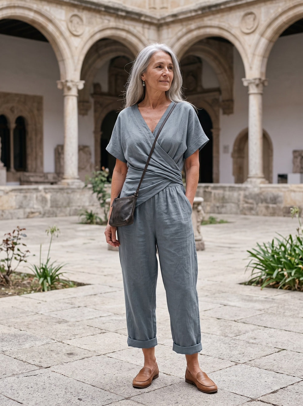 Shoreline | Conjunto cruzado - Azul