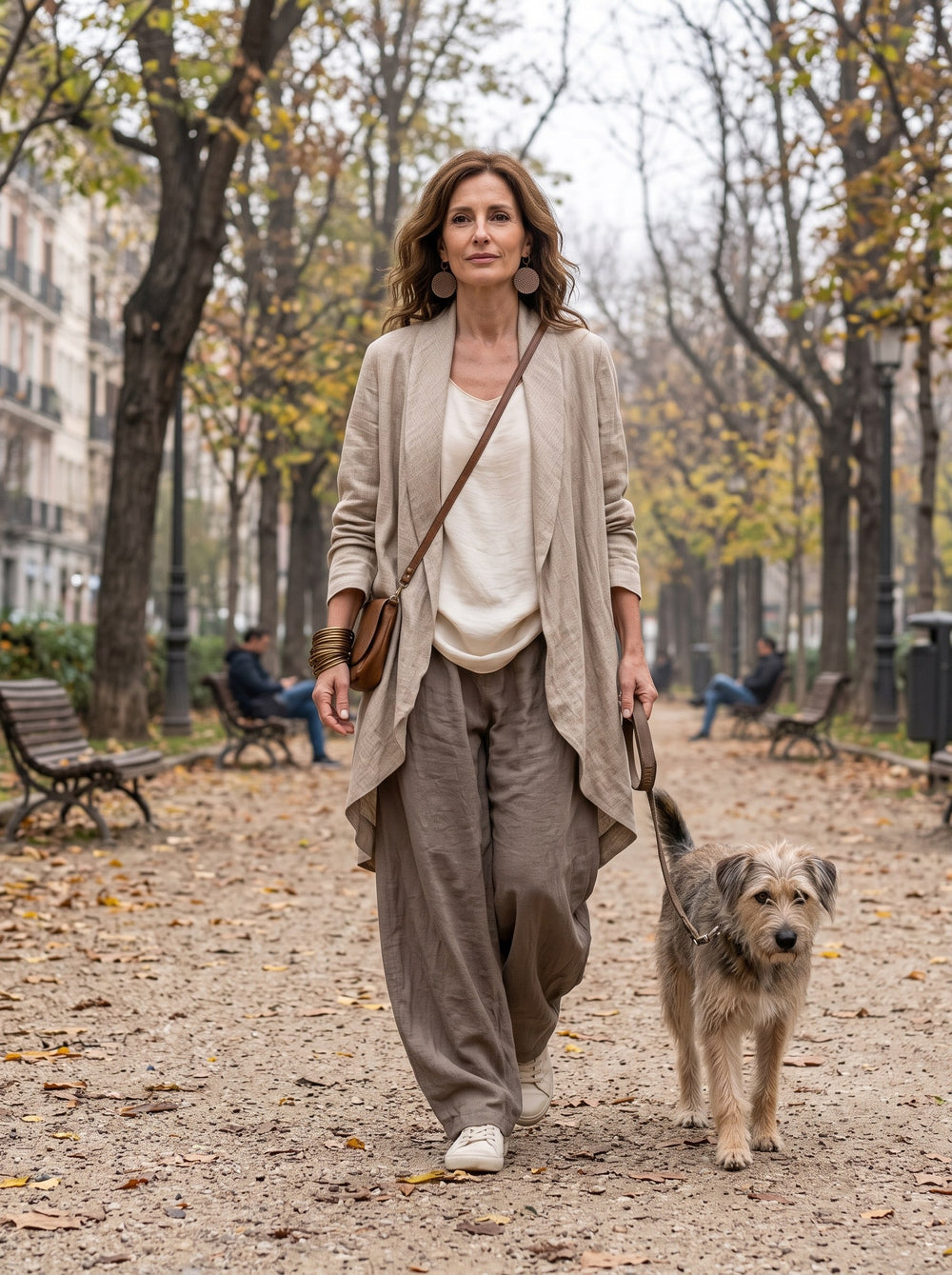 Simone | Conjunto de capas - Beige grisáceo