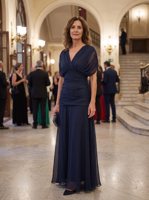 Avielle | Vestido elegante azul