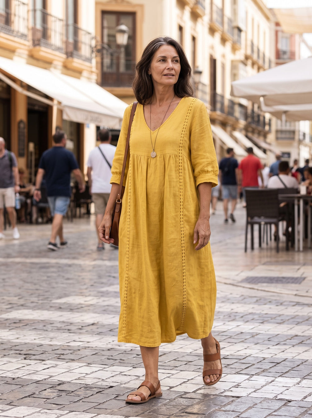 Valeria | Vestido midi cómodo